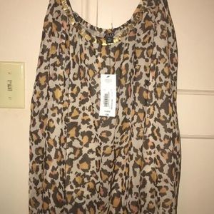 Animal print tank
